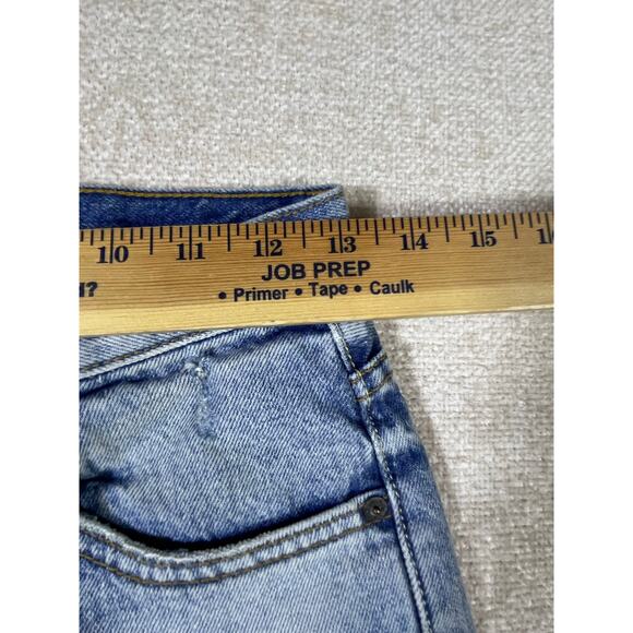 NWT Boyish by Her Women’s 26 Blue Billy Taxi Driver Raw Hem Tapered Jeans Casual - Picture 6 of 10